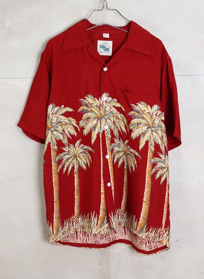 (Made in HAWAII) KONA BAY rayon hawaiian shirt