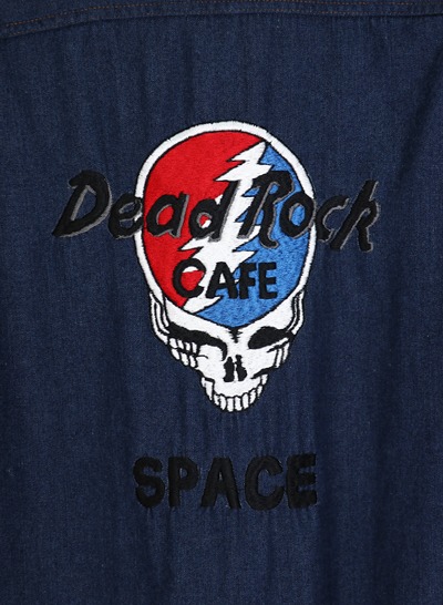 GRATEFUL DEAD x HARD ROCK CAFE denim shirt