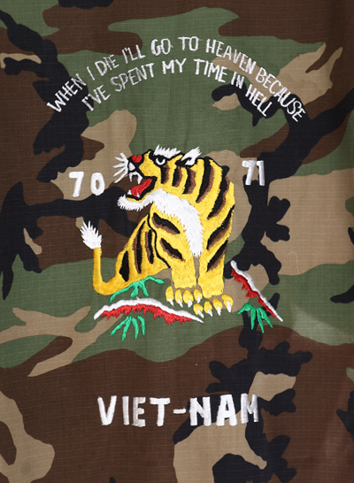 VIETNAM WAR embroidery U.S.A. army jacket
