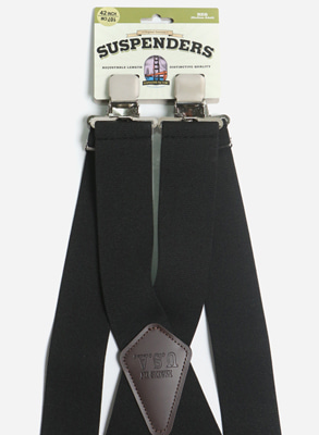 Wide Suspender / Clip / Black