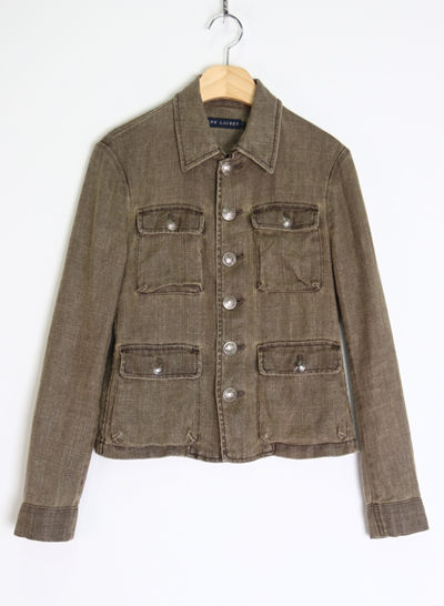 (Made in JAPAN) RALPH LAUREN  linen jacket
