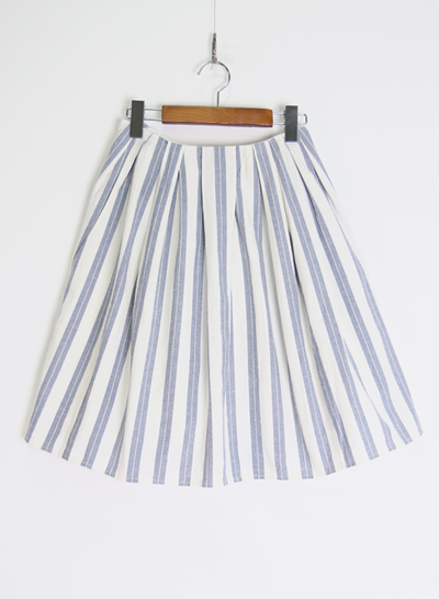 RAY BEAMS linen blend skirt